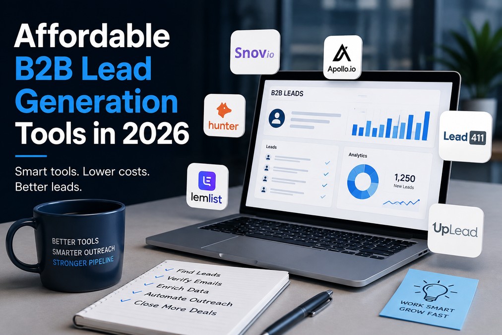 Affordable B2B Lead Generation Tools in 2026: What $10 a Month Actually Buys - US Sales Intelligence Guide