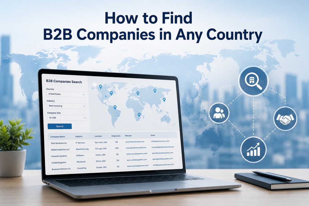 How to Find B2B Companies in Any Country (195-Country Playbook) - US Sales Intelligence Guide